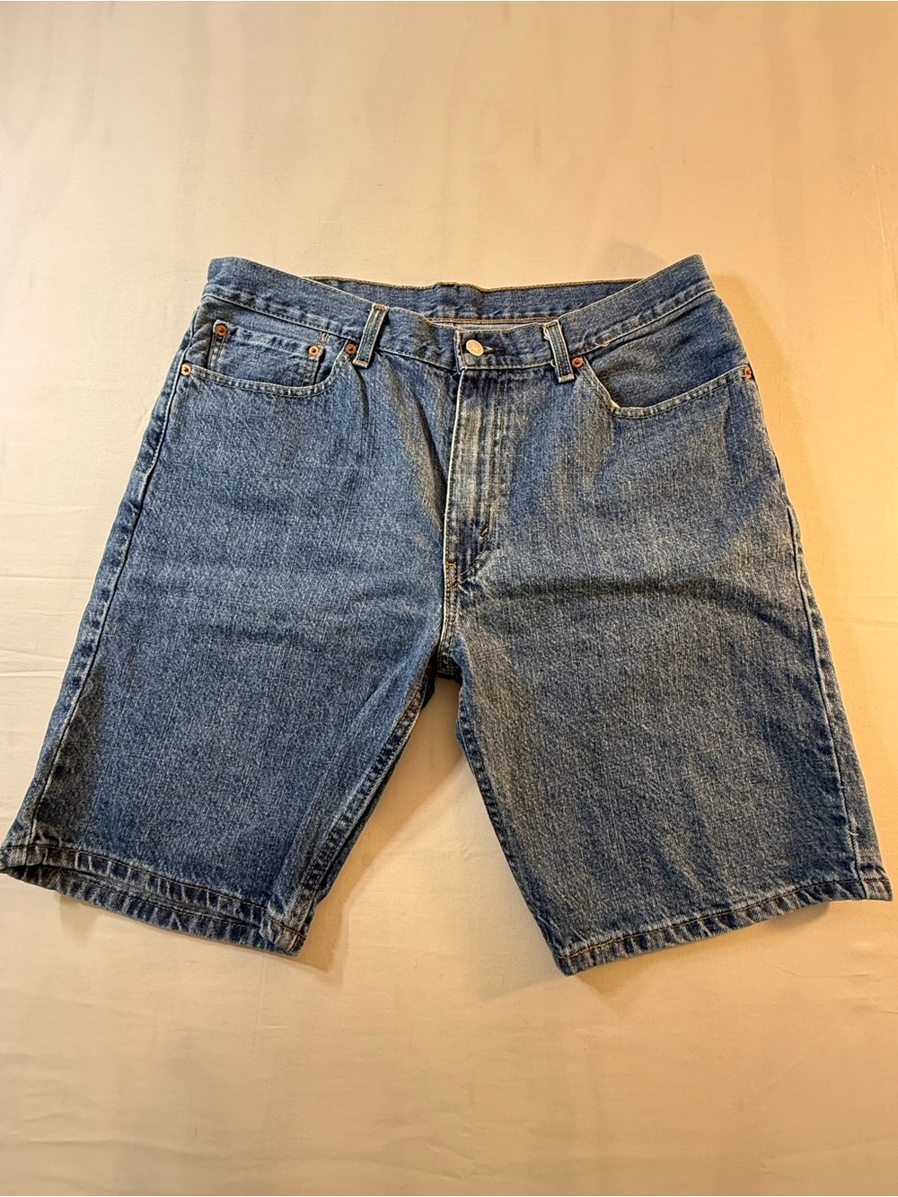 Levi's Medium Blue Denim Jean Shorts
